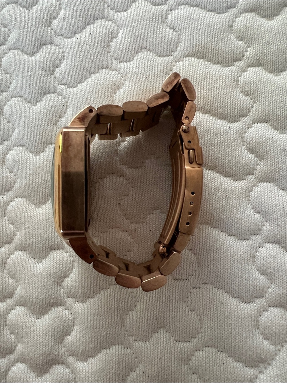 Nixon Rose Gold Square-Faced Stainless Steel Watch - Picture 4 of 7